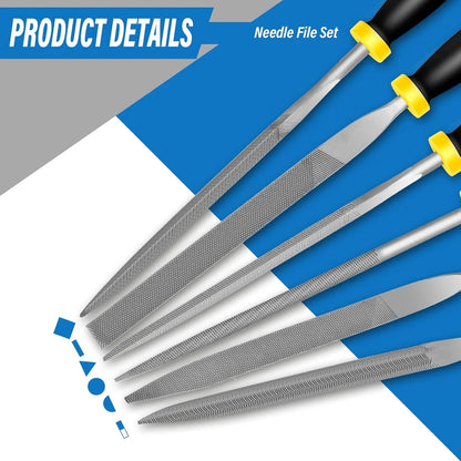 High Carbon Steel Needle File Set for DIY Projects - Smarsty