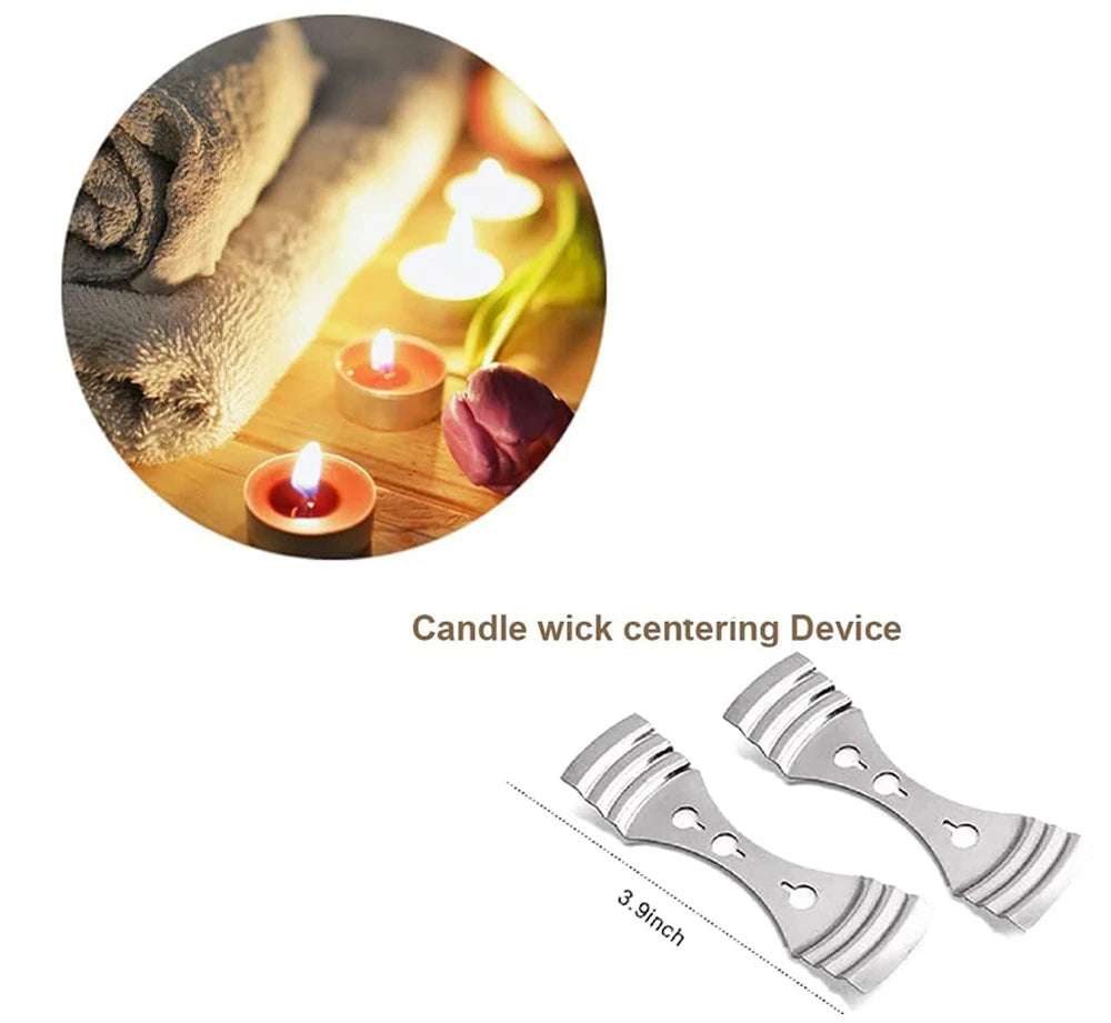 Stainless Steel Candle Wick Centering Holder Set - Smarsty