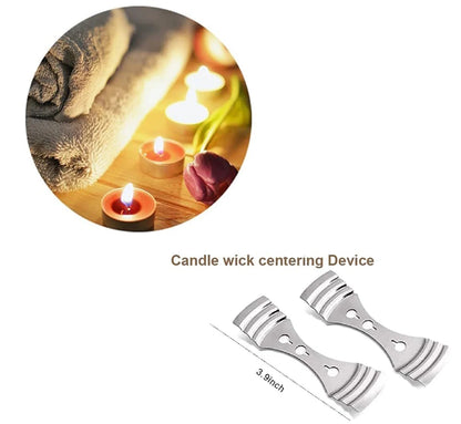 Stainless Steel Candle Wick Centering Holder Set - Smarsty