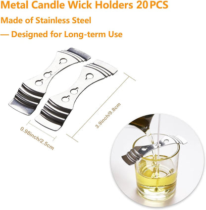 Stainless Steel Candle Wick Holder for Easy Centering - Smarsty