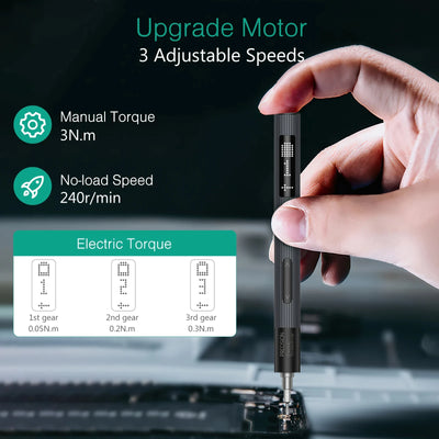 50 in 1 Precision Electric Screwdriver Set with Adjustable Torque - Smarsty