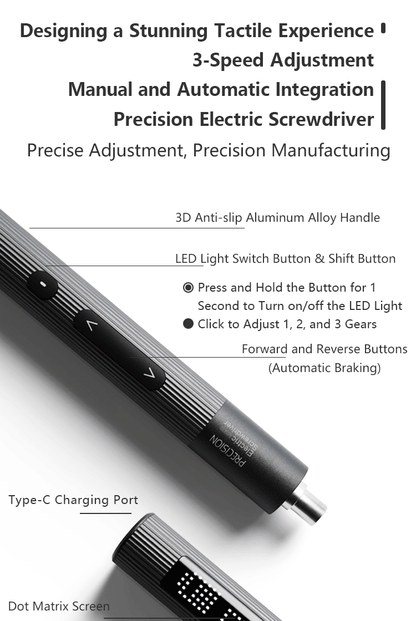 50 in 1 Precision Electric Screwdriver Set with Adjustable Torque - Smarsty