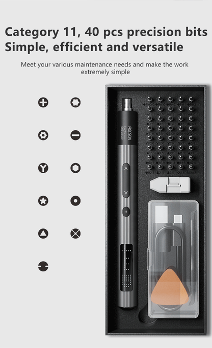 50 in 1 Precision Electric Screwdriver Set with Adjustable Torque - Smarsty
