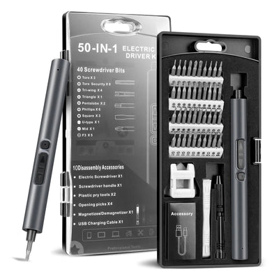 50 in 1 Precision Electric Screwdriver Set for DIY Repairs - Smarsty