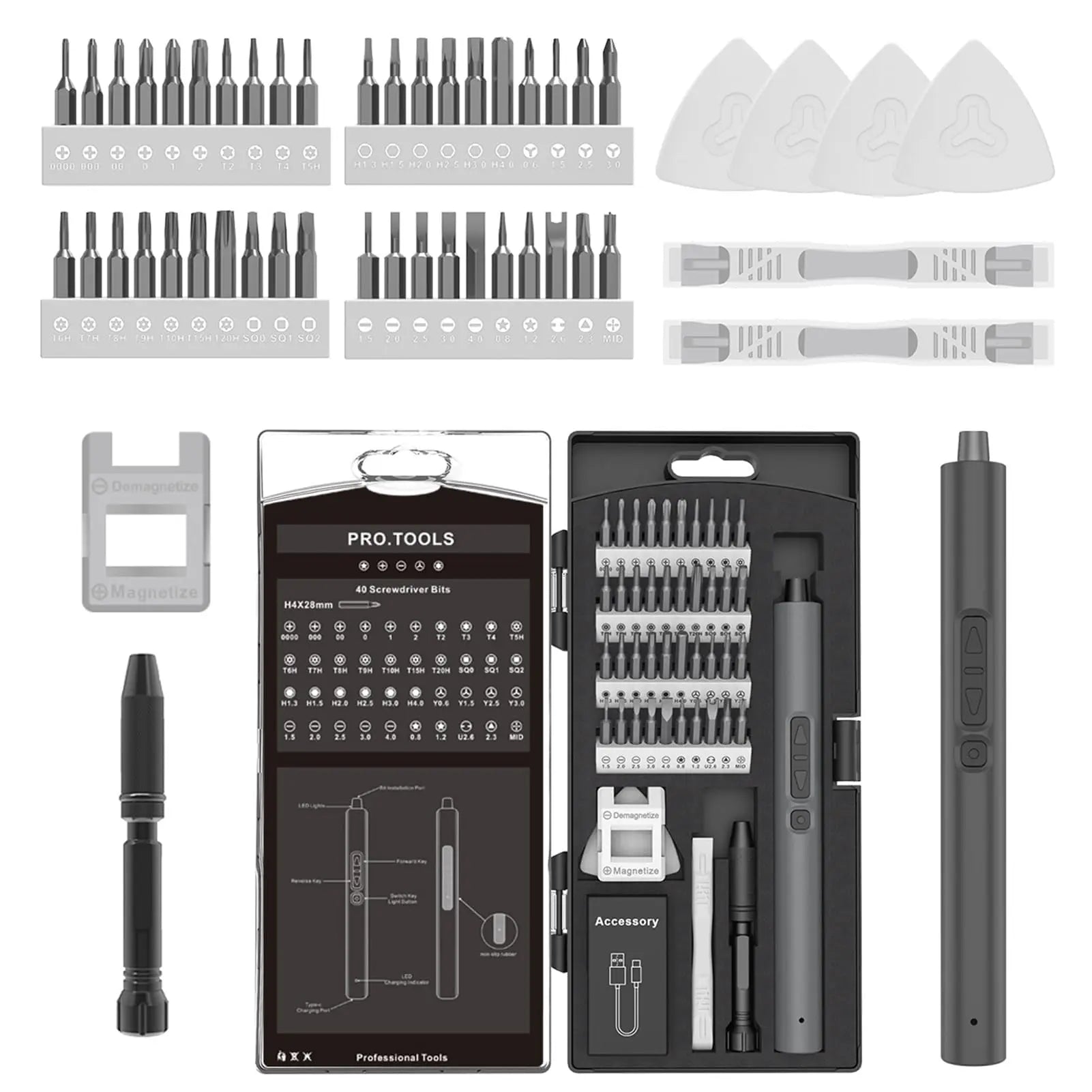 50 in 1 Precision Electric Screwdriver Set for DIY Repairs - Smarsty