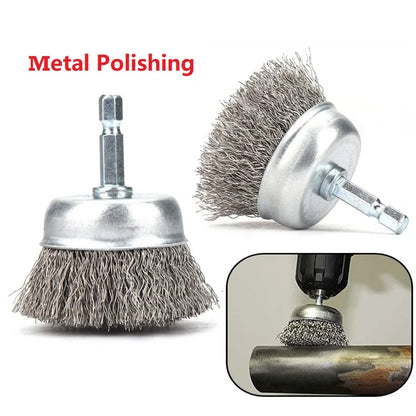 Steel Wire Wheel Brush for Efficient Metal Polishing - Smarsty