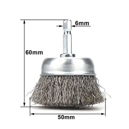Steel Wire Wheel Brush for Efficient Metal Polishing - Smarsty