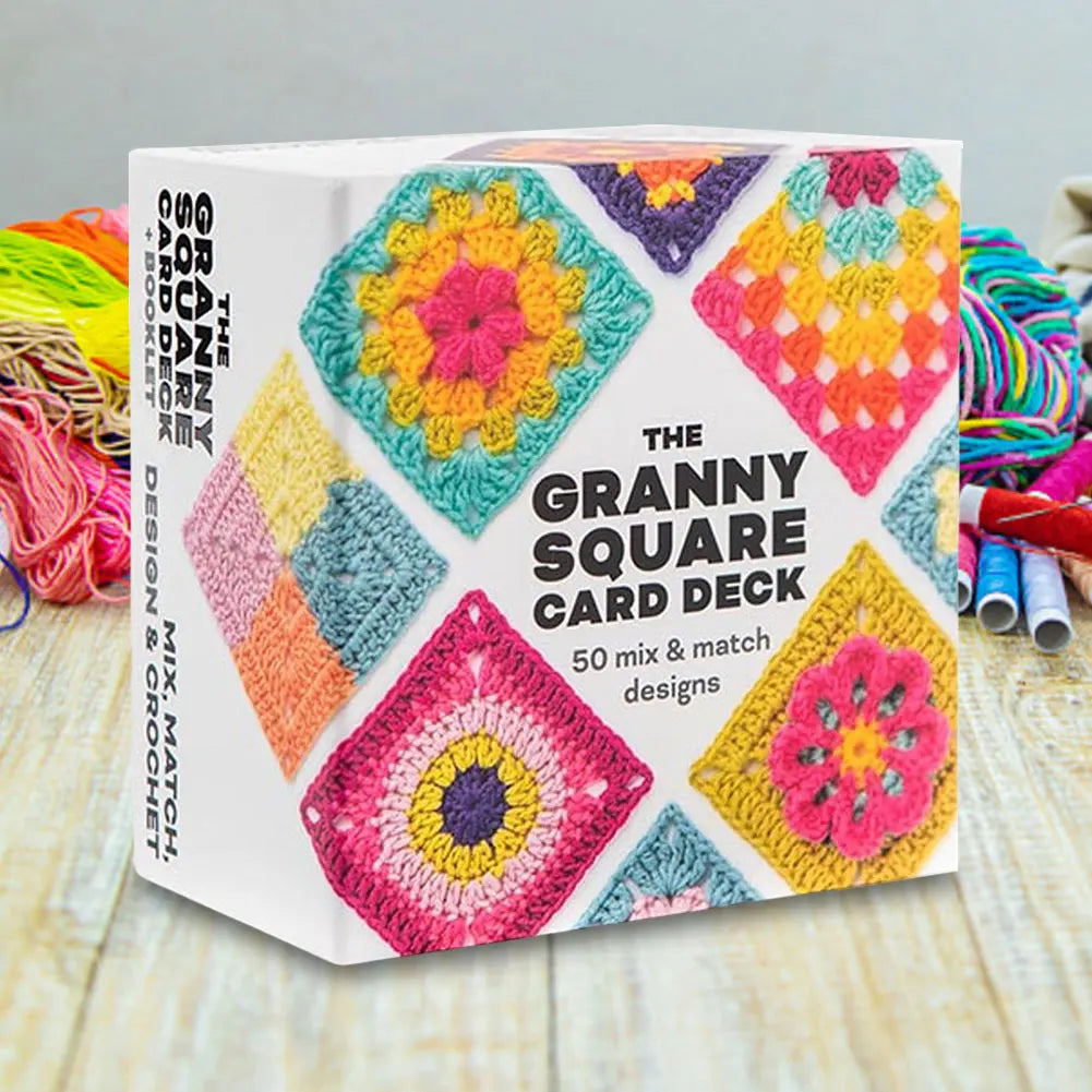 Granny Square Crochet Card Deck for Beginners - Smarsty