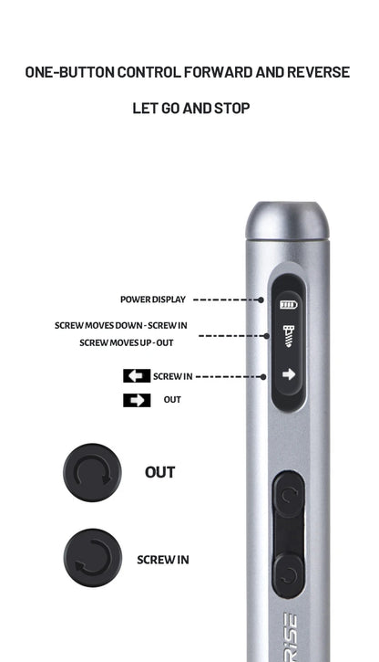 Precision Electric Screwdriver Set with Fast Charging Magnetic Bits - Smarsty