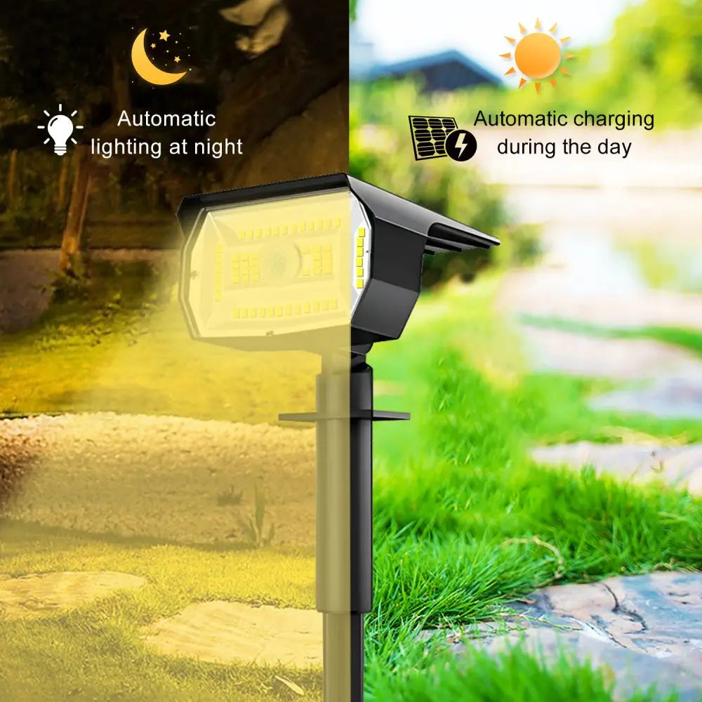 56 LED Solar Landscape Spotlights with Motion Sensor - Smarsty