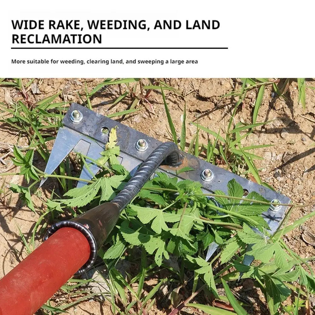 Durable Manganese Steel Garden Rake for Weeding - Smarsty