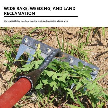Durable Manganese Steel Garden Rake for Weeding - Smarsty