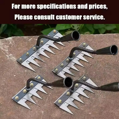 Durable Manganese Steel Garden Rake for Weeding - Smarsty
