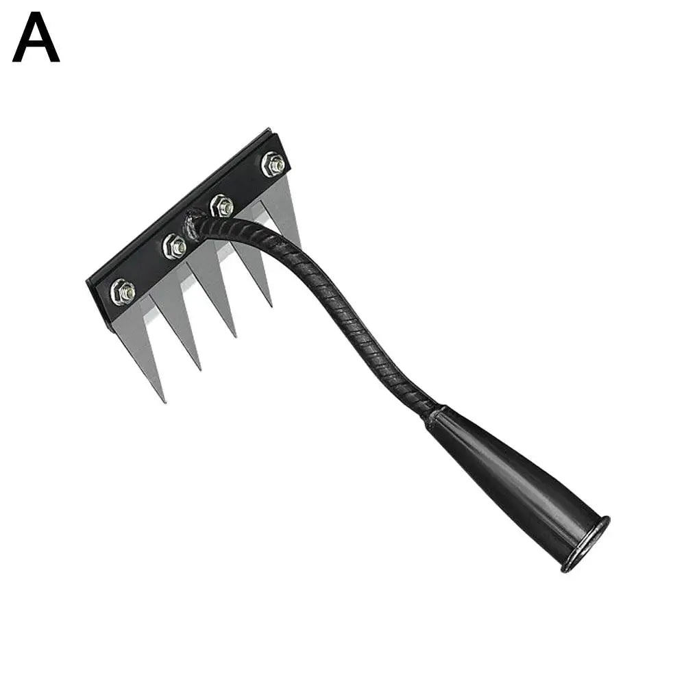 Durable Manganese Steel Garden Rake for Weeding - Smarsty