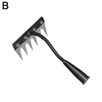 Durable Manganese Steel Garden Rake for Weeding - Smarsty