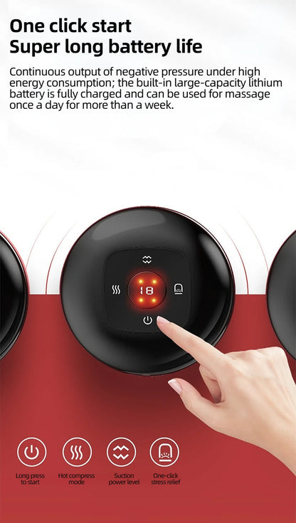Intelligent Electric Cupping Massage Device for Fatigue Relief - Smarsty