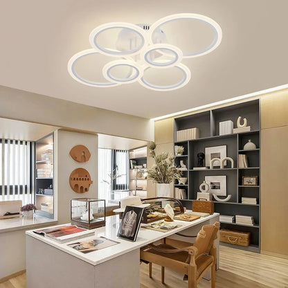Modern LED Chandelier with Smart App Control - Smarsty