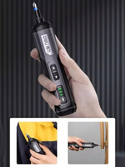Cordless Electric Screwdriver 2000mAh Rechargeable Power Tool - Smarsty
