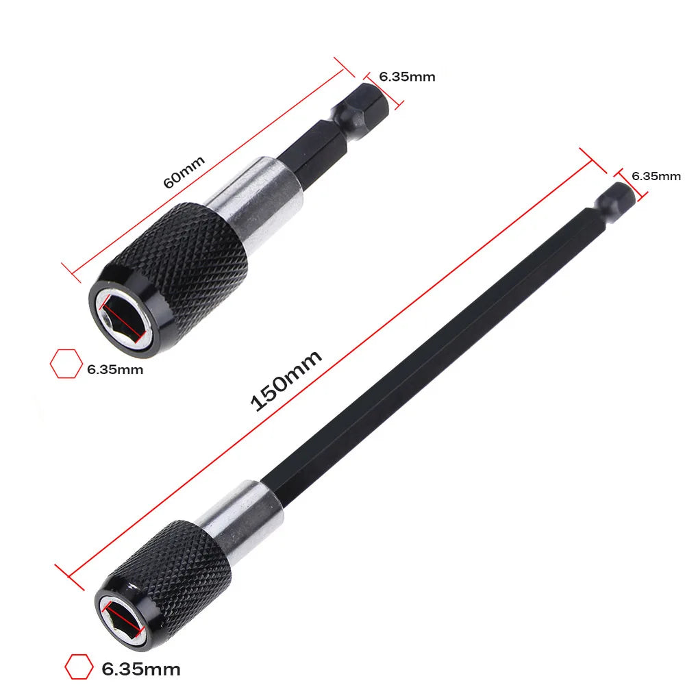 Adjustable Magnetic Screwdriver Bit Extension Holder Set - Smarsty
