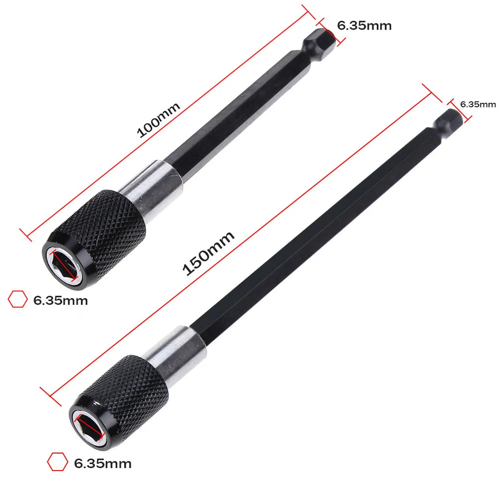 Adjustable Magnetic Screwdriver Bit Extension Holder Set - Smarsty