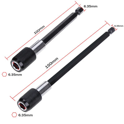 Adjustable Magnetic Screwdriver Bit Extension Holder Set - Smarsty