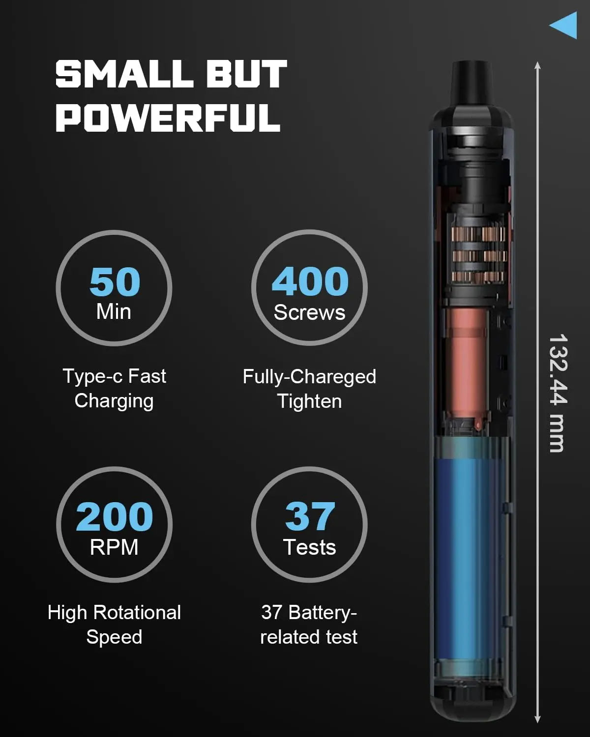68 in 1 Electric Screwdriver Set with Magnetic Bits - Smarsty