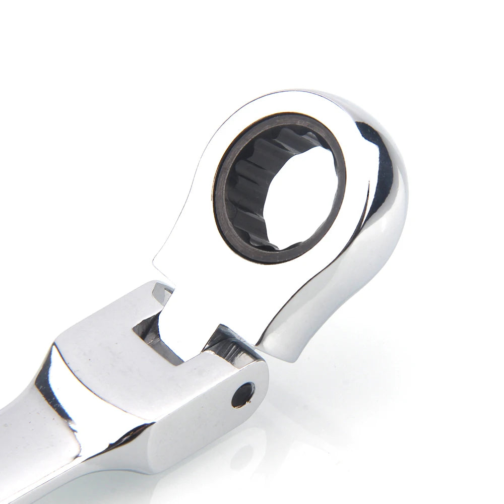 72-Tooth Ratchet Wrench with Flexible Head Design - Smarsty
