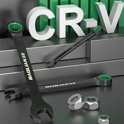 Dual-Purpose Ratchet Spanner for Easy Car Repairs - Smarsty
