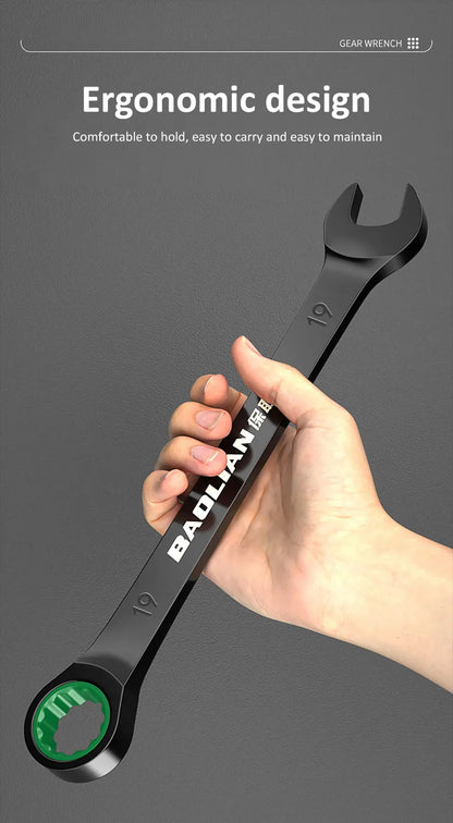 Dual-Purpose Ratchet Spanner for Easy Car Repairs - Smarsty