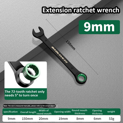 Dual-Purpose Ratchet Spanner for Easy Car Repairs - Smarsty