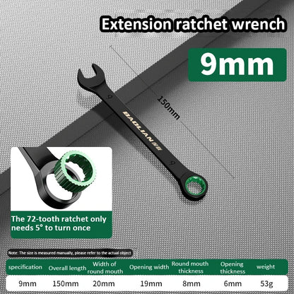 Dual-Purpose Ratchet Spanner for Easy Car Repairs - Smarsty