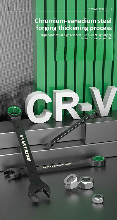Dual-Purpose Ratchet Wrench for Fast Car Repairs - Smarsty