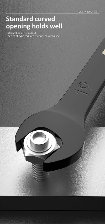 Dual-Purpose Ratchet Wrench for Fast Car Repairs - Smarsty