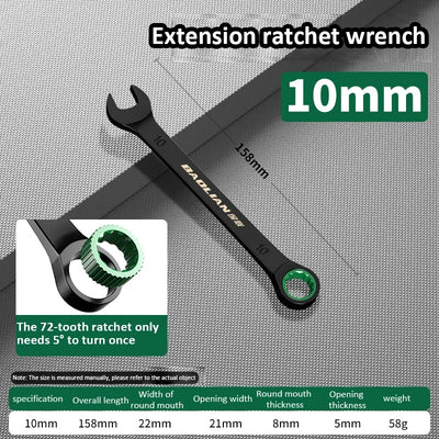 Dual-Purpose Ratchet Wrench for Fast Car Repairs - Smarsty