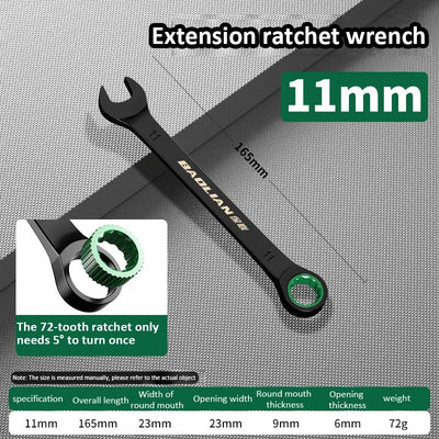 Dual-Purpose Ratchet Wrench for Fast Car Repairs - Smarsty