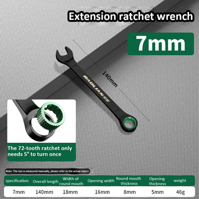 Dual-Purpose Ratchet Wrench for Fast Car Repairs - Smarsty