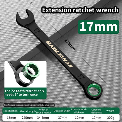 Dual-Purpose Ratchet Wrench for Fast Car Repairs - Smarsty