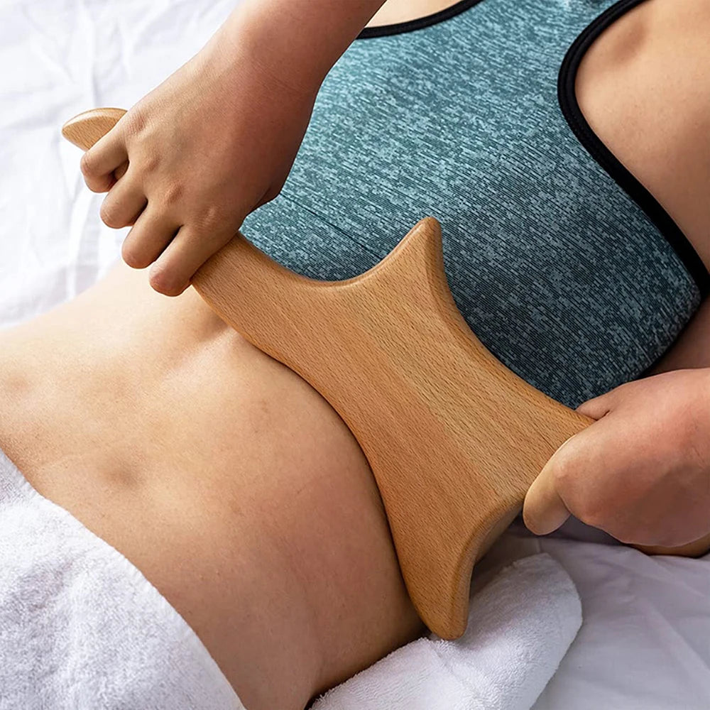 6 In 1 Wooden Massage Tool Set for Lymphatic Drainage - Smarsty