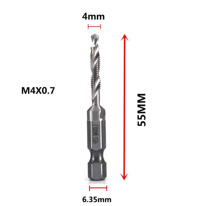 Titanium Plated HSS Tap Drill Bits Set - Smarsty