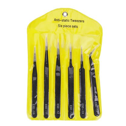 Stainless Steel Curved Nail Art Tweezers for Precision Picking - Smarsty