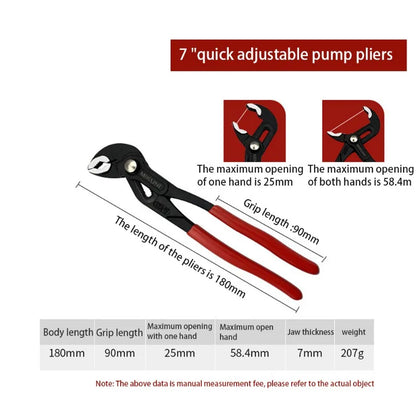 7 Inch Adjustable Crescent Wrench for Plumbing Tasks - Smarsty