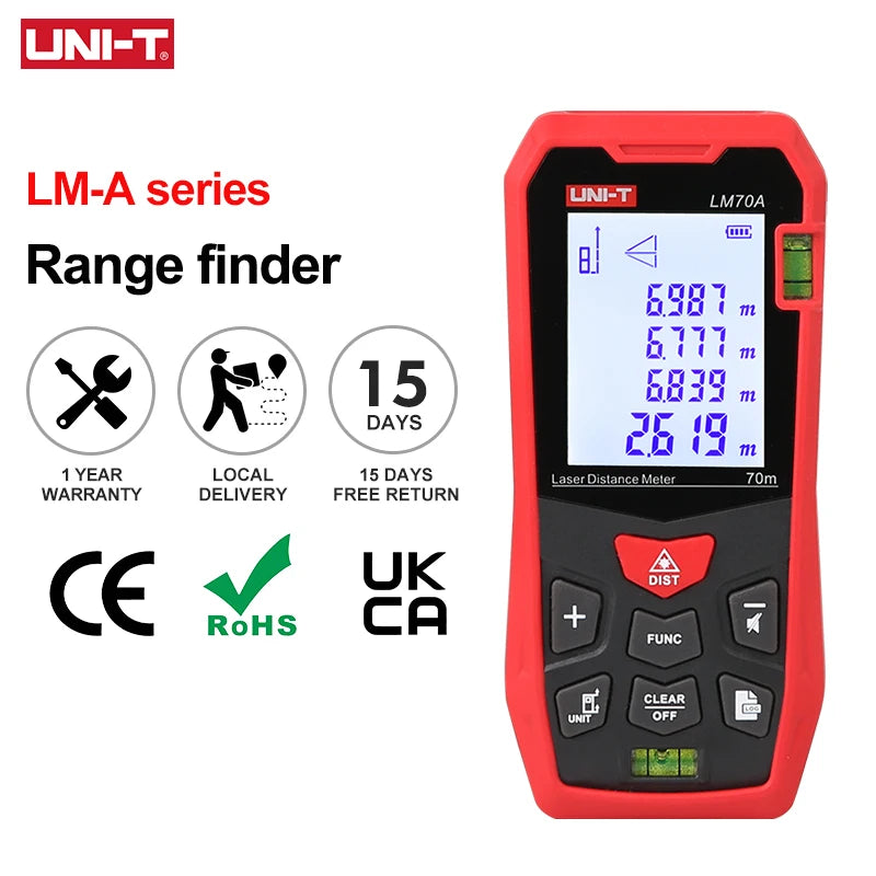 UNI-T Digital Laser Distance Meter for Accurate Measurements - Smarsty
