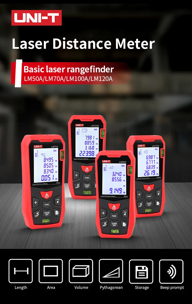 UNI-T Digital Laser Distance Meter for Accurate Measurements - Smarsty