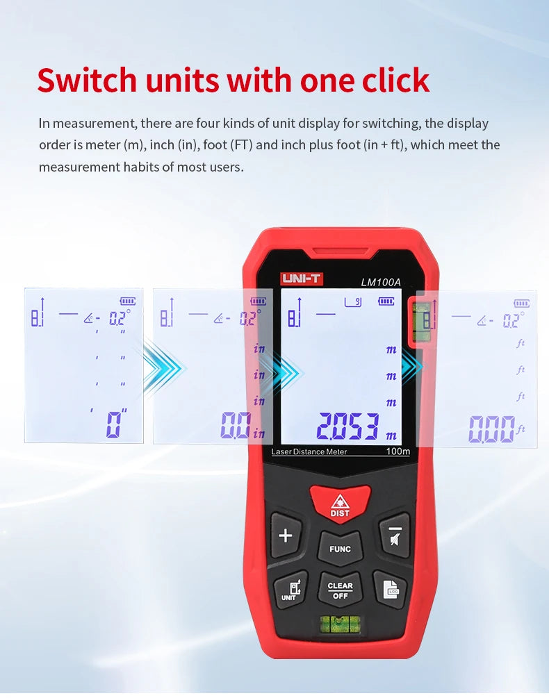 UNI-T Digital Laser Distance Meter for Accurate Measurements - Smarsty