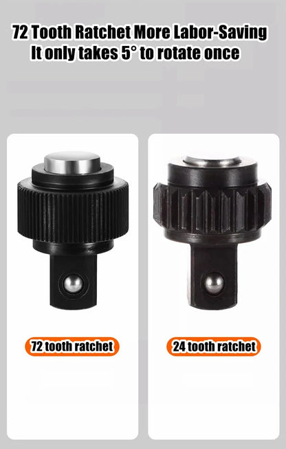 24/72 Tooth Quick Ratchet Wrench Set for Easy Repairs - Smarsty