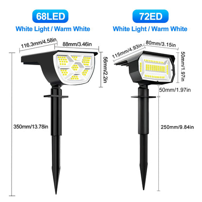 LED Solar Landscape Lights with Waterproof Design for Garden - Smarsty