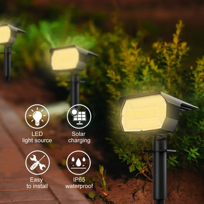 LED Solar Landscape Lights with Waterproof Design for Garden - Smarsty