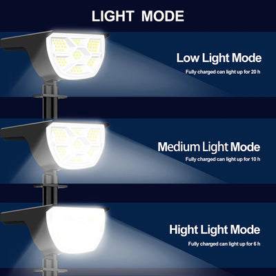 LED Solar Landscape Lights with Waterproof Design for Garden - Smarsty