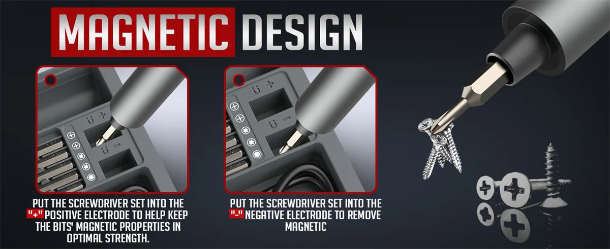 75 in 1 Electric Screwdriver Set with LED Lights - Smarsty