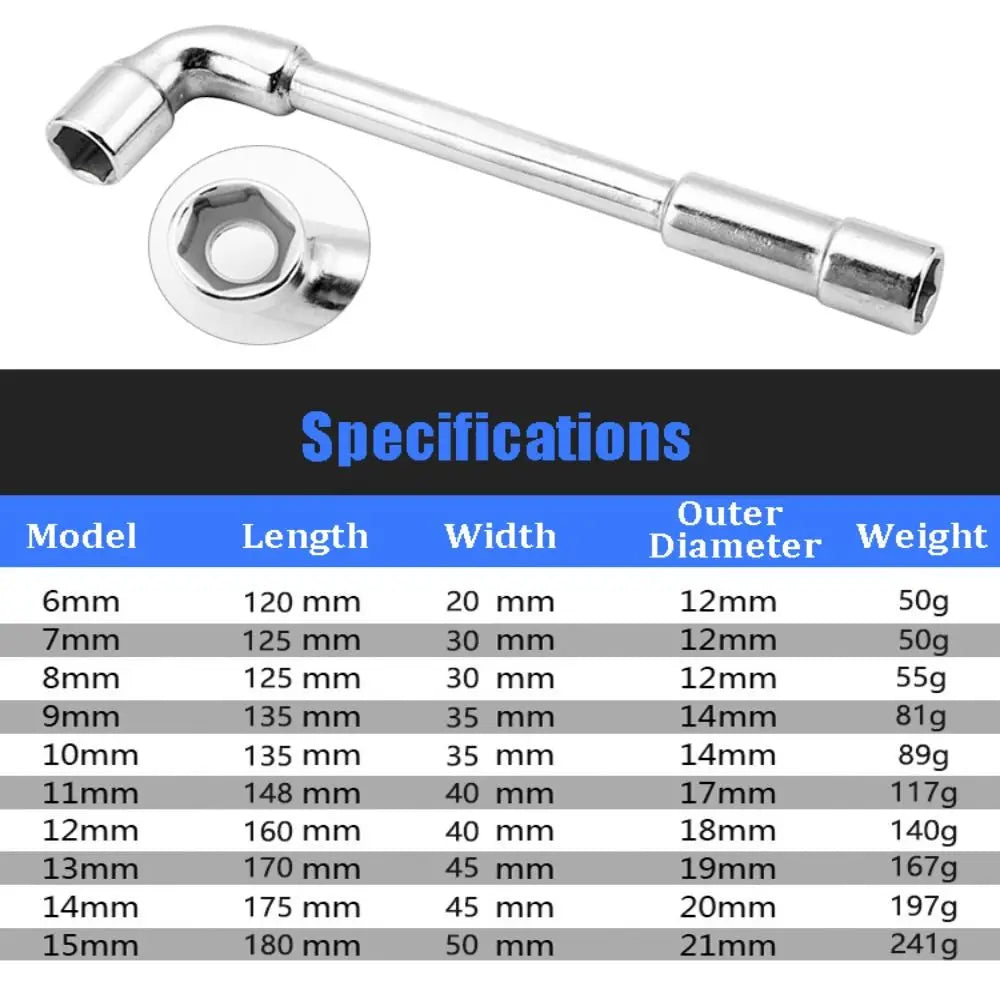 High Torque Hexagonal Socket Wrench for Car Repairs - Smarsty